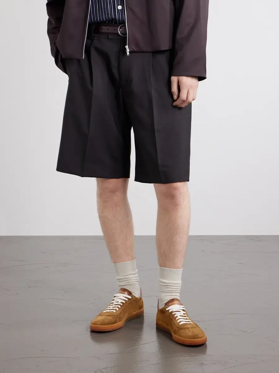 Officine Creative Militia 002 Leather-Trimmed Suede Sneakers - Men | Thumbnail 2 Officine Creative Militia 002 Leather-Trimmed Suede Sneakers - Men | Thumbnail 2