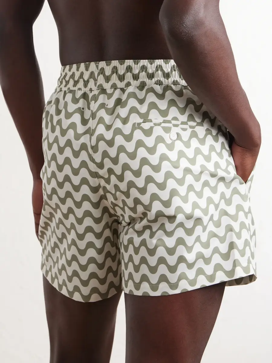 Frescobol Carioca Rio Straight-Leg Mid-Length Printed Swim Shorts - Men | Thumbnail 3 Frescobol Carioca Rio Straight-Leg Mid-Length Printed Swim Shorts - Men | Thumbnail 3