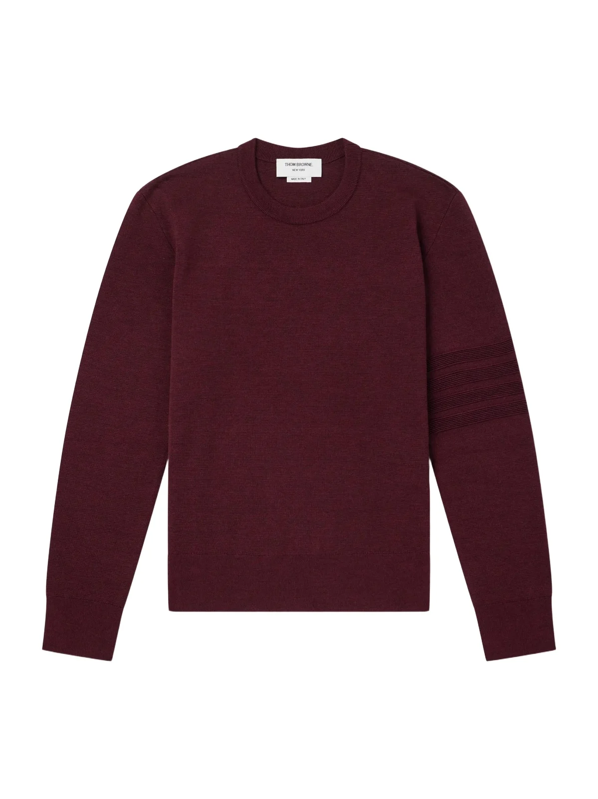 Thom Browne Milano Stitch Wool, Linen and Cotton-Blend Sweater - Men