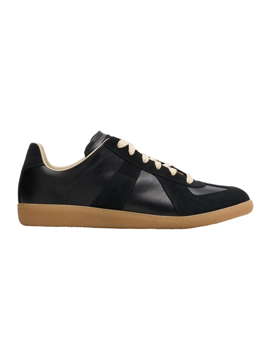 Men's Replica Leather Low-Top Sneakers Men's Replica Leather Low-Top Sneakers