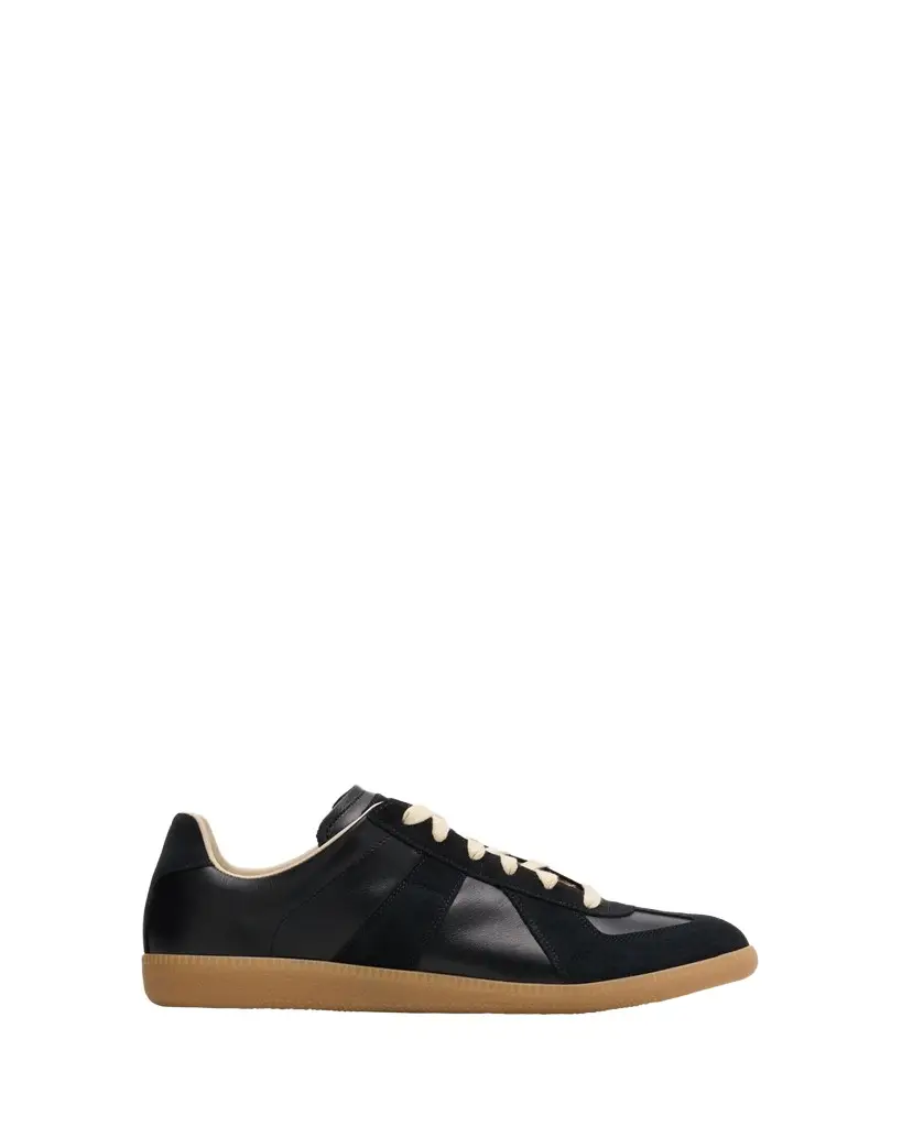 Maison Margiela Men's Replica Leather Low-Top Sneakers | Image 1 Maison Margiela Men's Replica Leather Low-Top Sneakers | Image 1