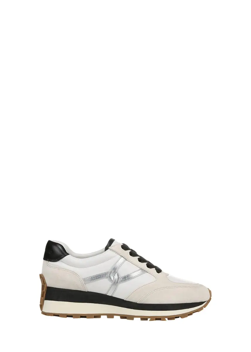 Veronica Beard Valentina Mixed Leather Retro Sneakers | Thumbnail 3 Veronica Beard Valentina Mixed Leather Retro Sneakers | Thumbnail 3
