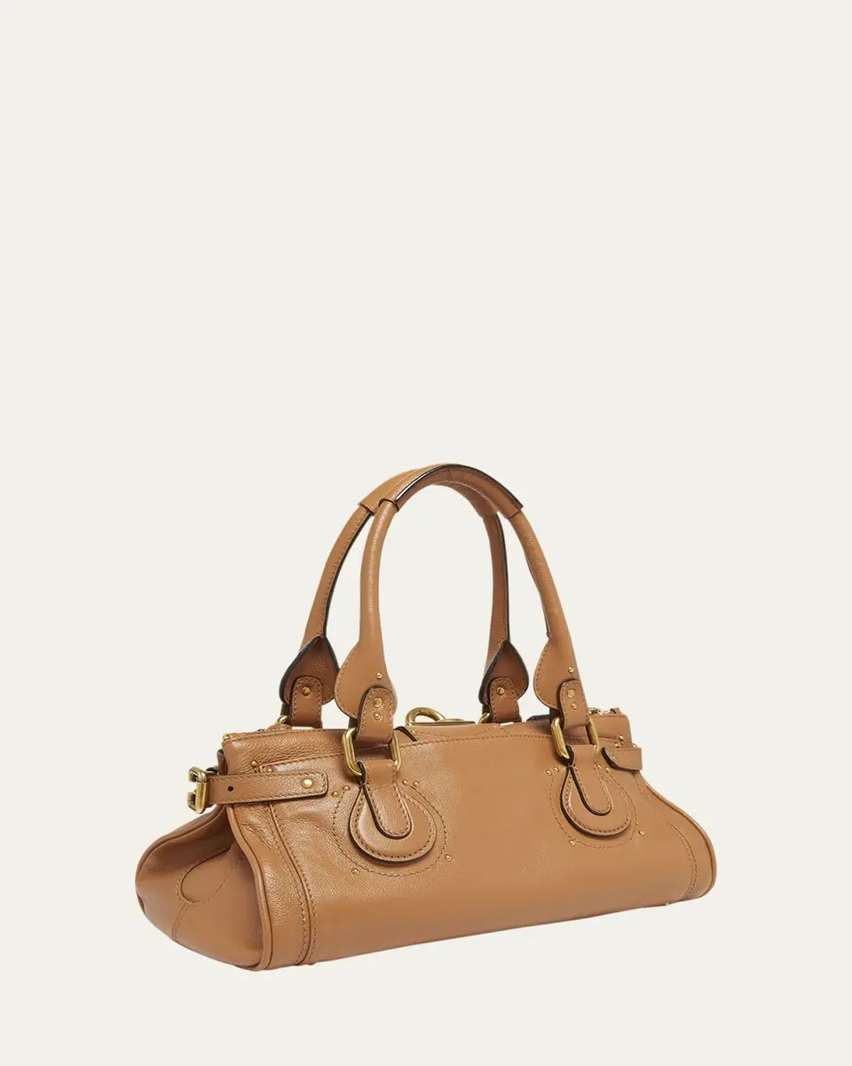 Chloé Paddington Padlock Shoulder Bag in Leather | Thumbnail 3 Chloé Paddington Padlock Shoulder Bag in Leather | Thumbnail 3