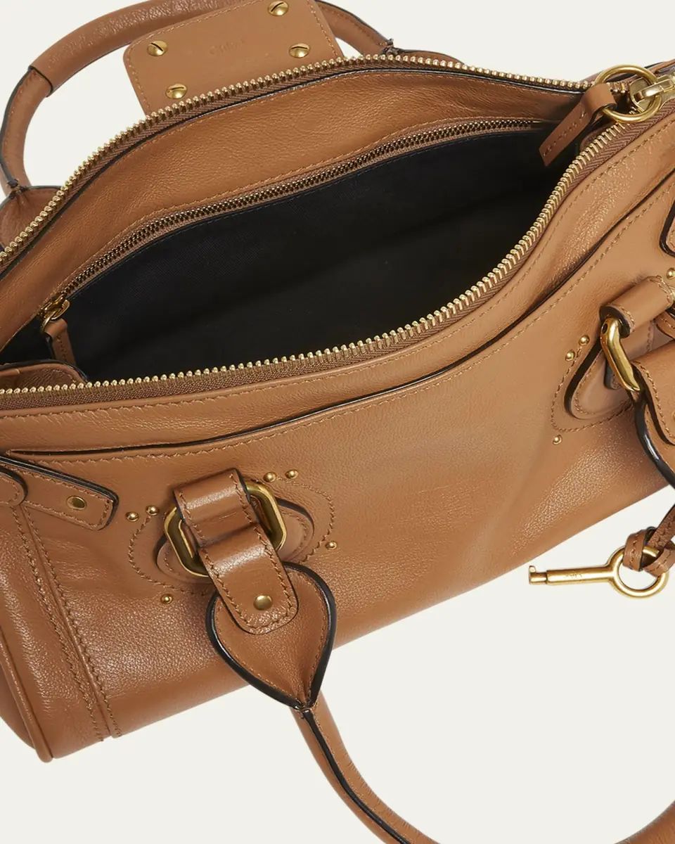 Chloé Paddington Padlock Shoulder Bag in Leather | Thumbnail 4 Chloé Paddington Padlock Shoulder Bag in Leather | Thumbnail 4