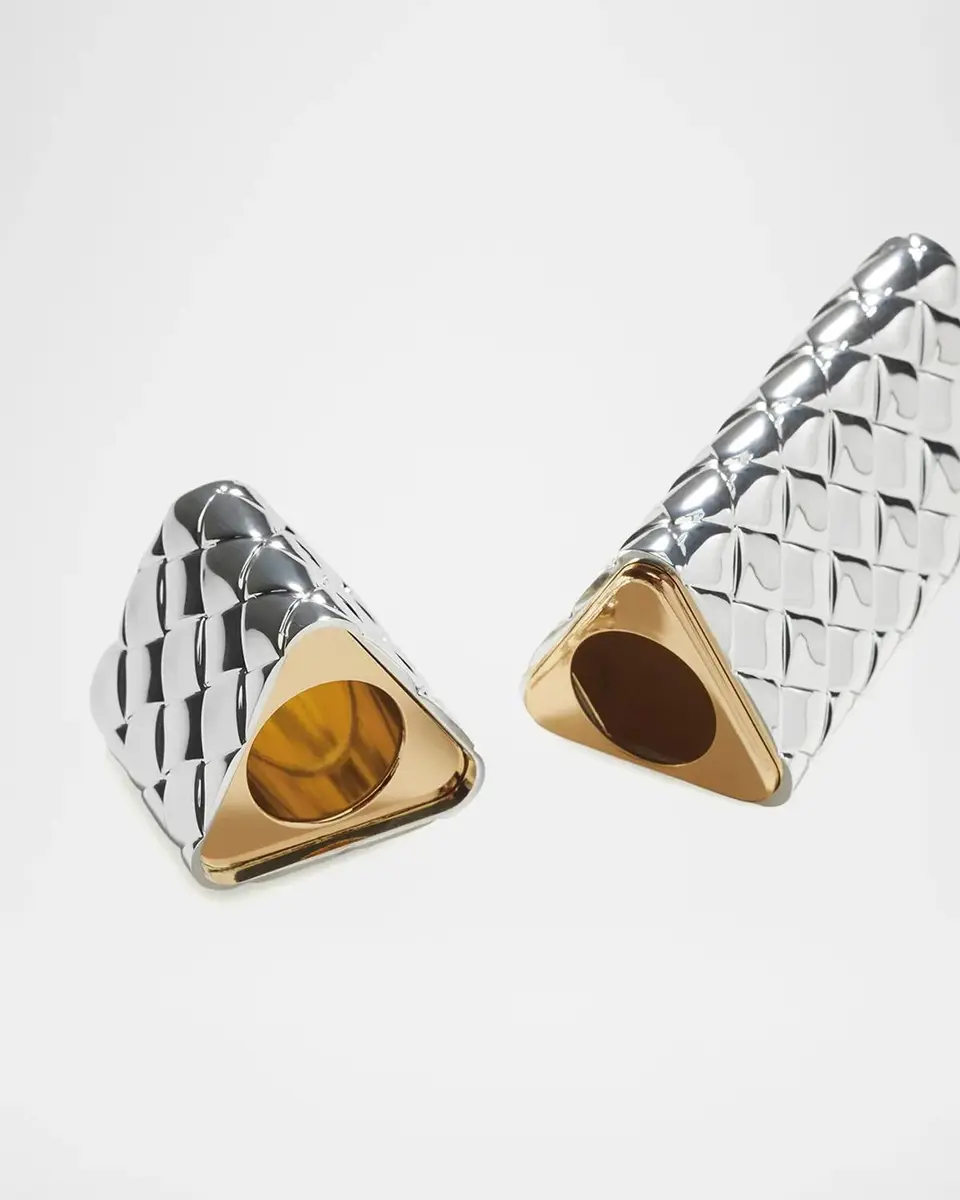 Bottega Veneta Silver Travel Perfume Case | Thumbnail 2