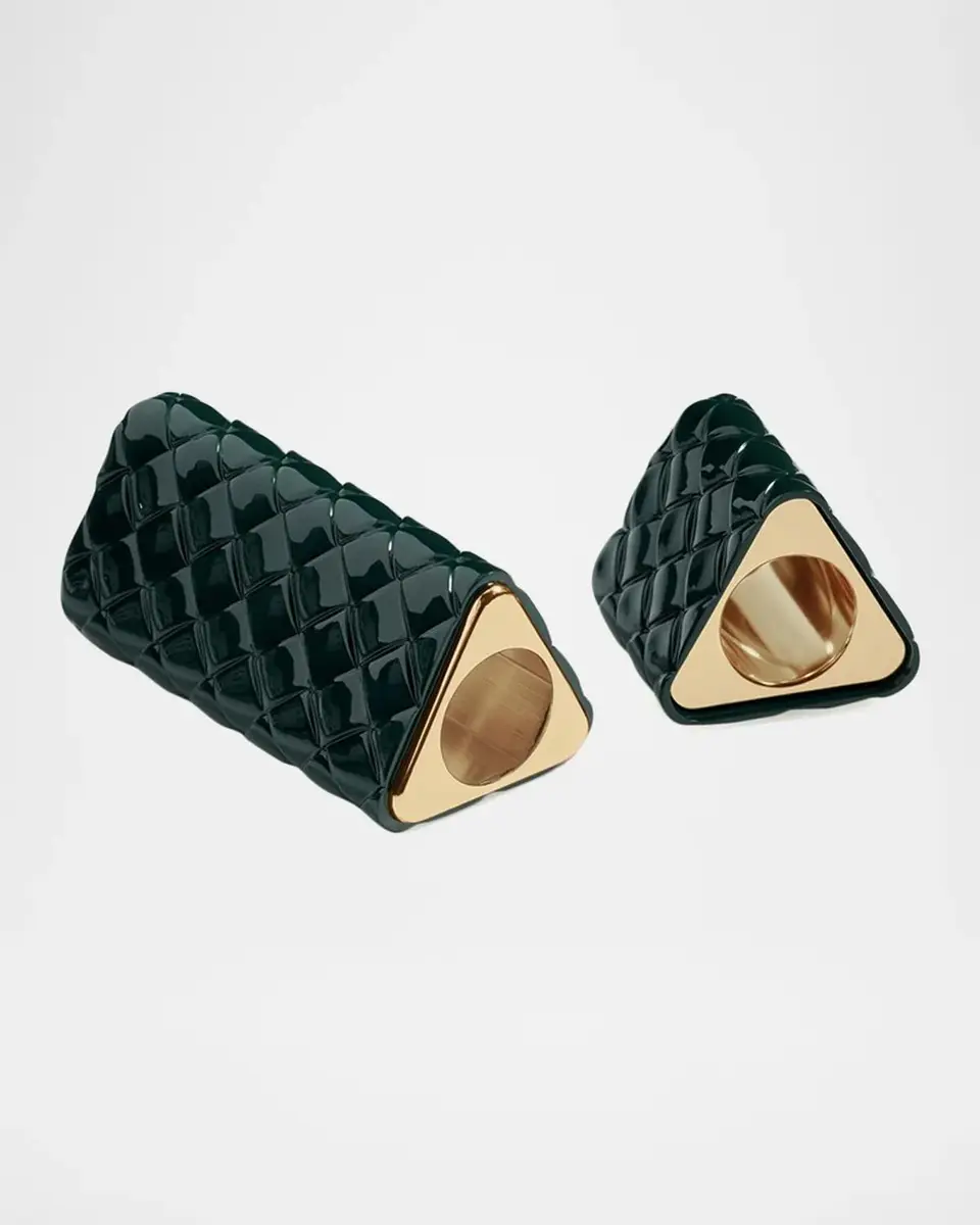 Bottega Veneta Green Intreccio Travel Case | Thumbnail 2