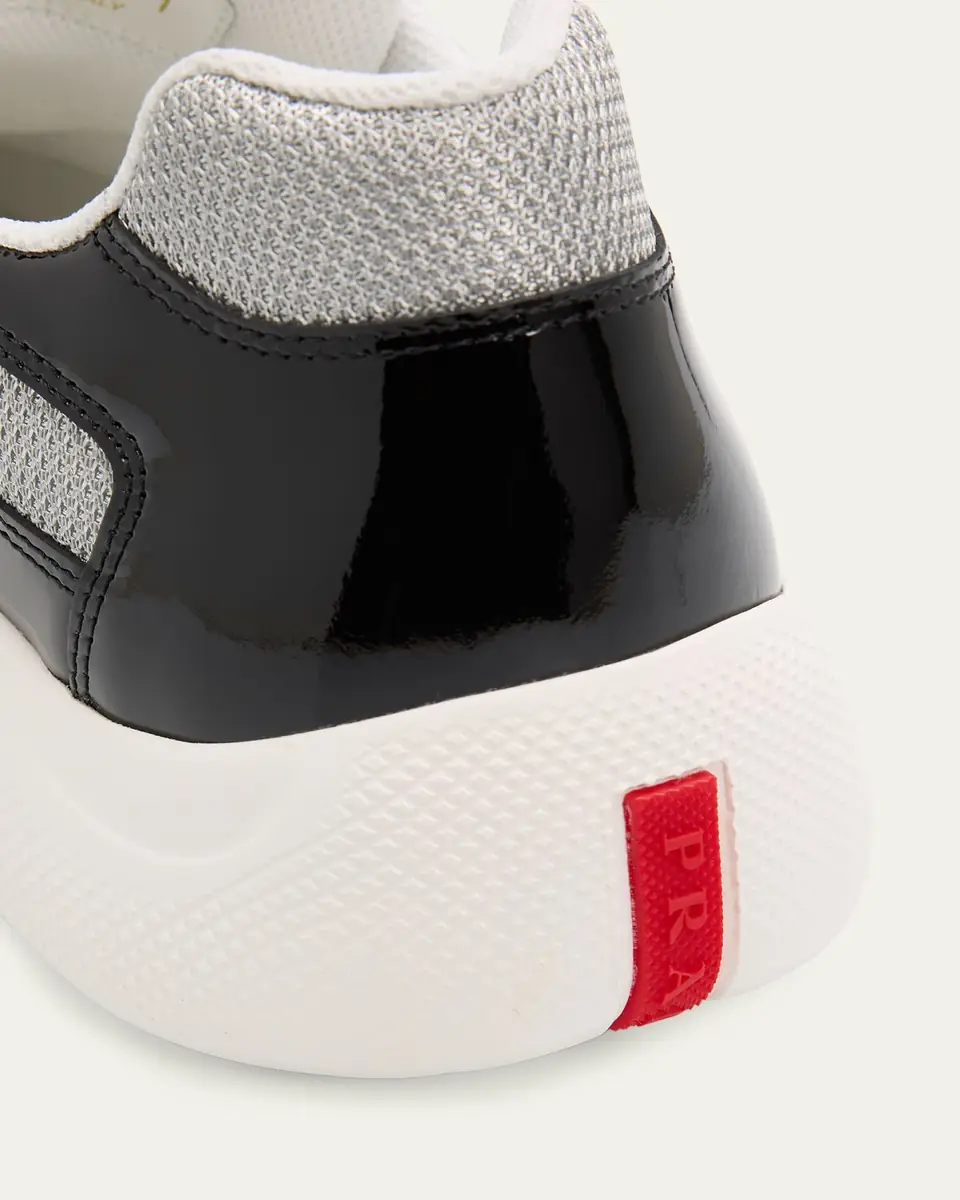 Prada Men's America's Cup Patent Leather Sneakers | Thumbnail 5 Prada Men's America's Cup Patent Leather Sneakers | Thumbnail 5