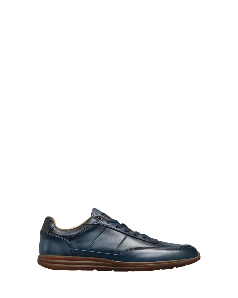 Allen Edmonds Men's Brentwood Patina Leather Low-Top Sneakers | Image 1 Allen Edmonds Men's Brentwood Patina Leather Low-Top Sneakers | Image 1