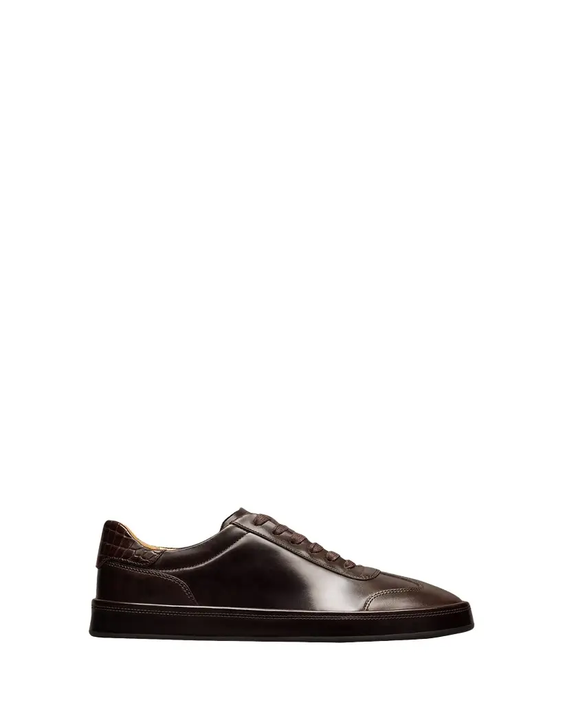 Allen Edmonds Men's Hawthorne Leather T-Toe Low-Top Sneakers | Image 1 Allen Edmonds Men's Hawthorne Leather T-Toe Low-Top Sneakers | Image 1