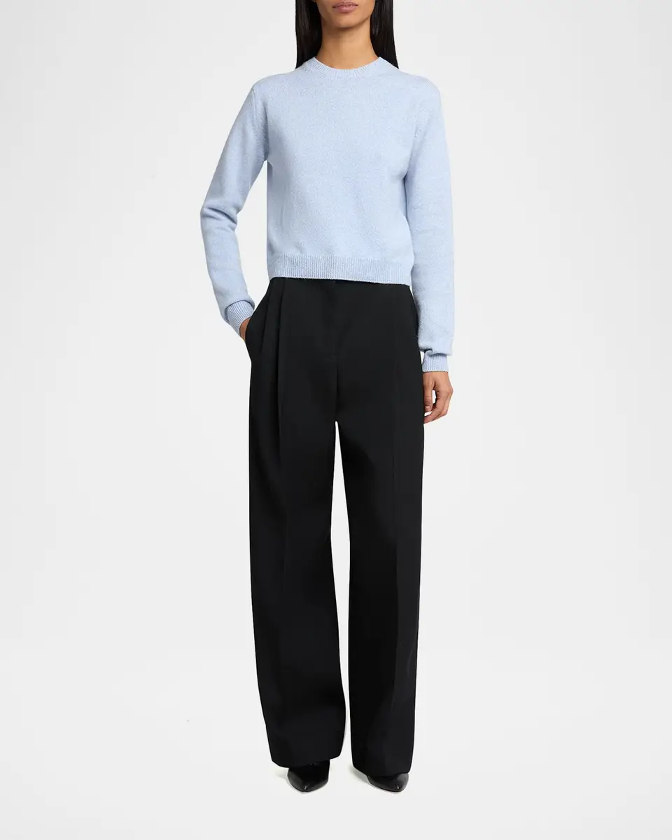 Jil Sander Wool-Cashmere Crewneck Sweater | Thumbnail 2 Jil Sander Wool-Cashmere Crewneck Sweater | Thumbnail 2