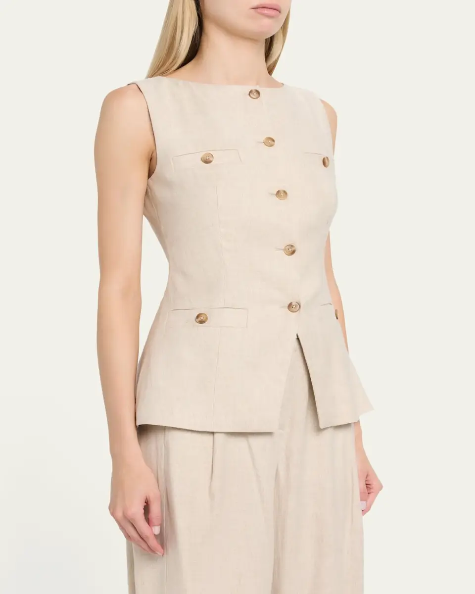 Toccin Amra Boat-Neck Vest | Thumbnail 4 Toccin Amra Boat-Neck Vest | Thumbnail 4