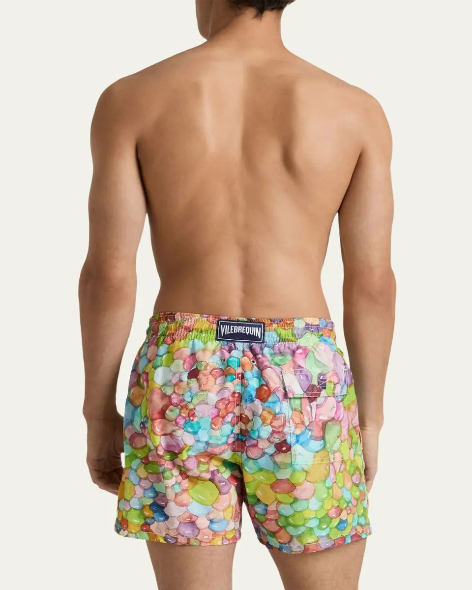Vilebrequin x Fabrice Hyber Men's Multi-Bubbles Swim Shorts | Thumbnail 3 Vilebrequin x Fabrice Hyber Men's Multi-Bubbles Swim Shorts | Thumbnail 3