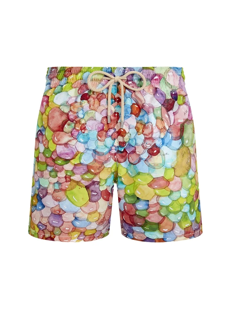 Vilebrequin x Fabrice Hyber Men's Multi-Bubbles Swim Shorts