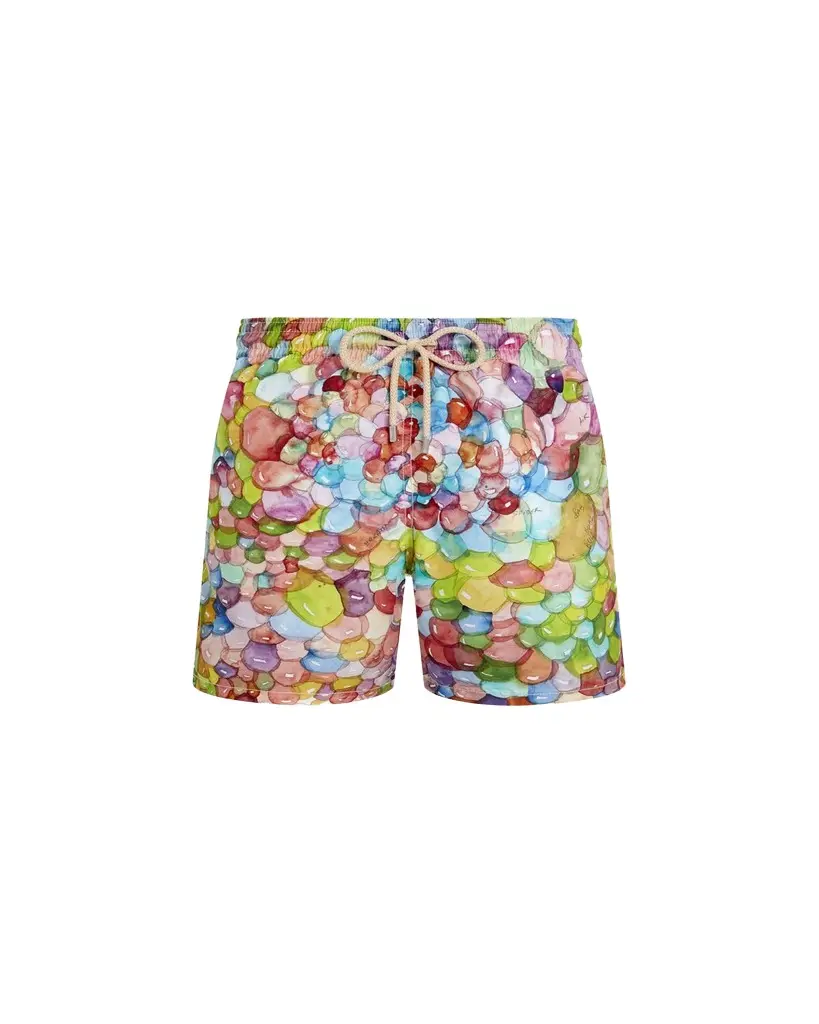 Vilebrequin x Fabrice Hyber Men's Multi-Bubbles Swim Shorts | Image 1 Vilebrequin x Fabrice Hyber Men's Multi-Bubbles Swim Shorts | Image 1