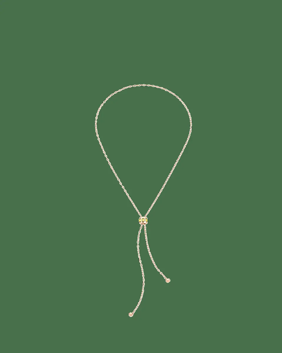 Pomellato 18K Rose Gold Iconica Necklace with Peridot | Thumbnail 2