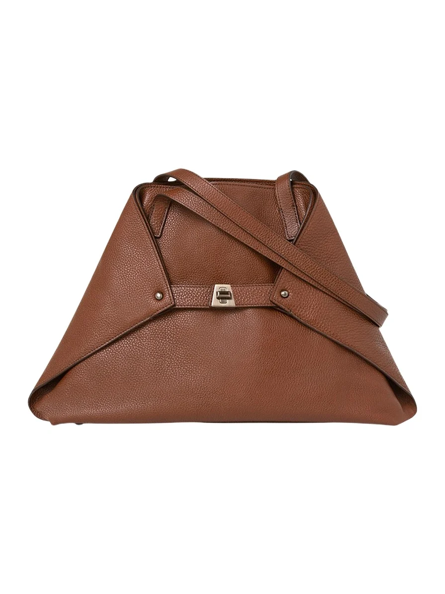 Ai Small Leather Shoulder Tote Bag