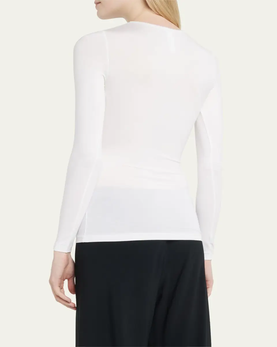 Hanro Soft Touch Long-Sleeve Top | Thumbnail 3