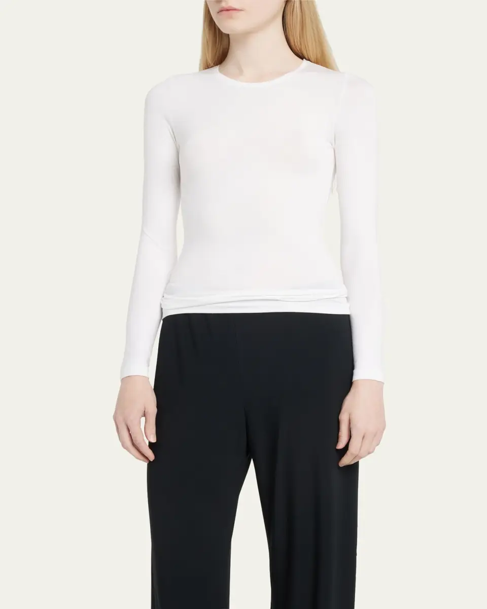 Hanro Soft Touch Long-Sleeve Top | Thumbnail 4