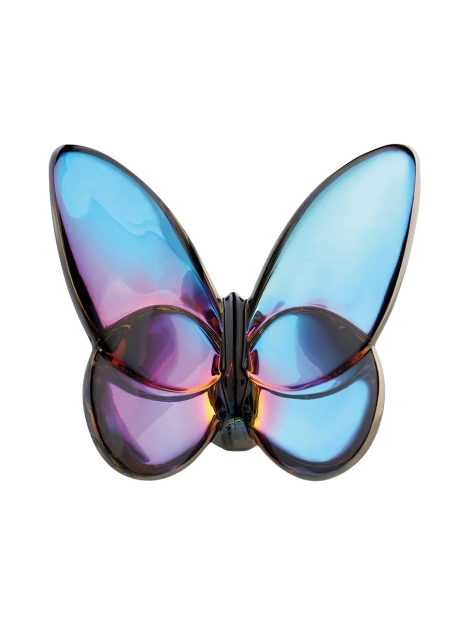 2.5" Lucky Crystal Blue Scarabee Butterfly