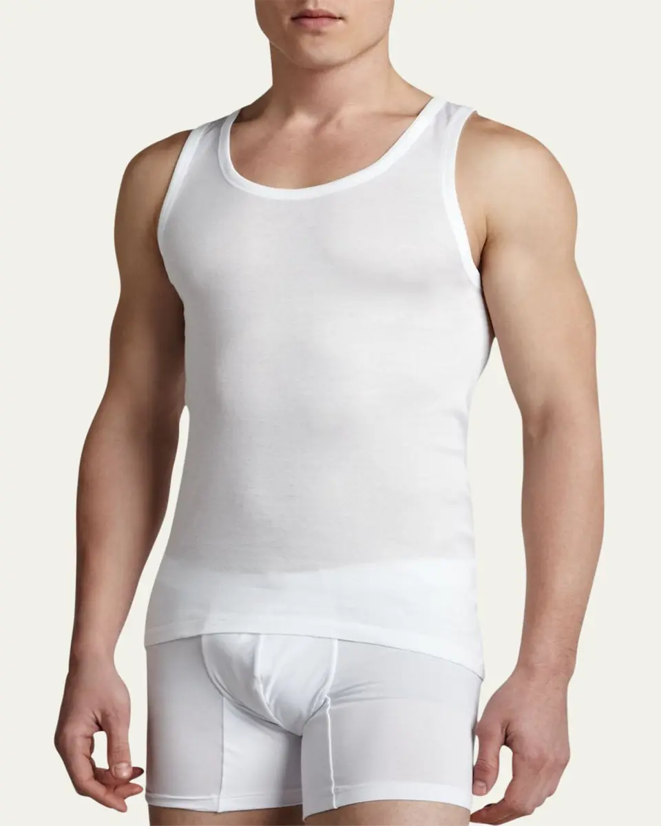 Hanro Cotton Pure Tank Top | Thumbnail 2