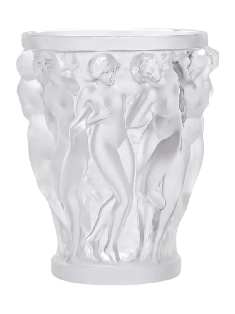 Lalique Bacchantes Small Clear Vase