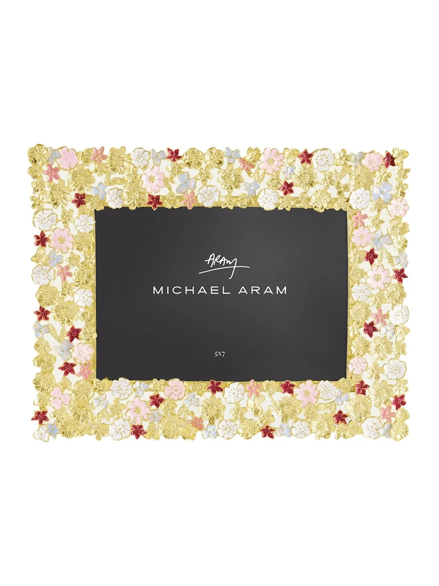 Michael Aram Wildflowers Sculpted Frame, 5" x 7"