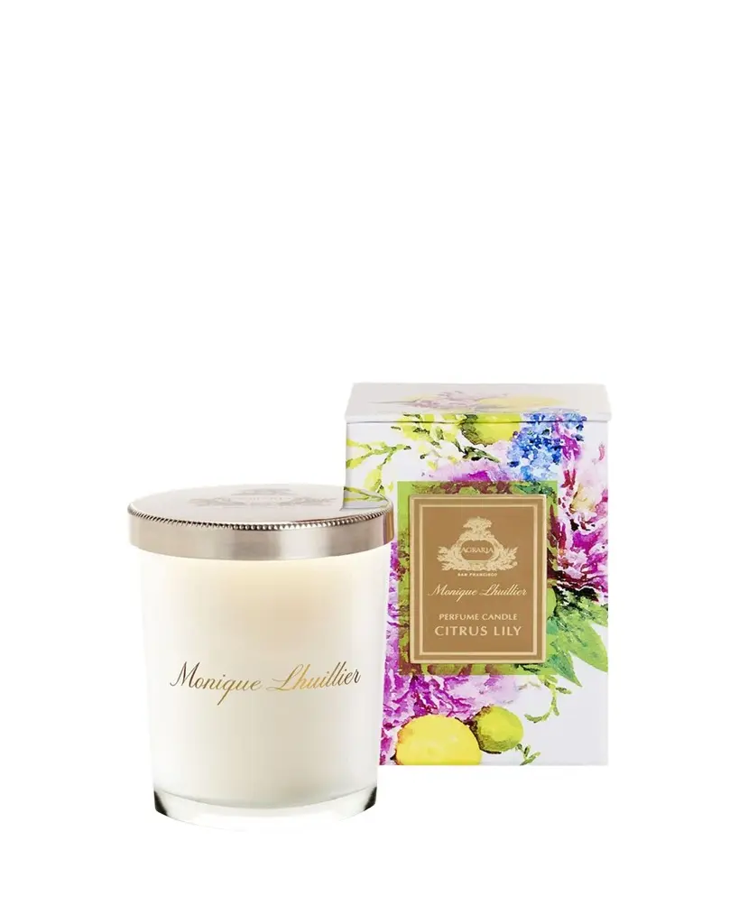 Agraria Monique Lhuillier Citrus Lily Perfume Candle, 7 oz. | Image 1 Agraria Monique Lhuillier Citrus Lily Perfume Candle, 7 oz. | Image 1