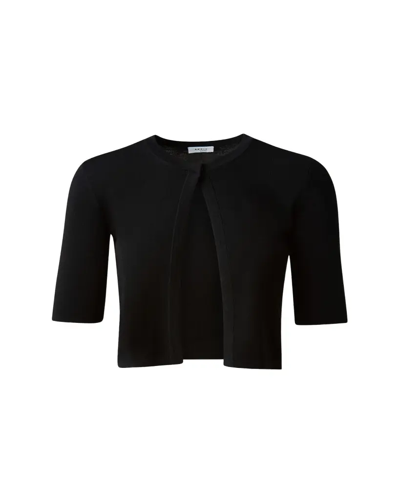 Akris punto Half-Sleeve Short Cardigan | Image 1 Akris punto Half-Sleeve Short Cardigan | Image 1