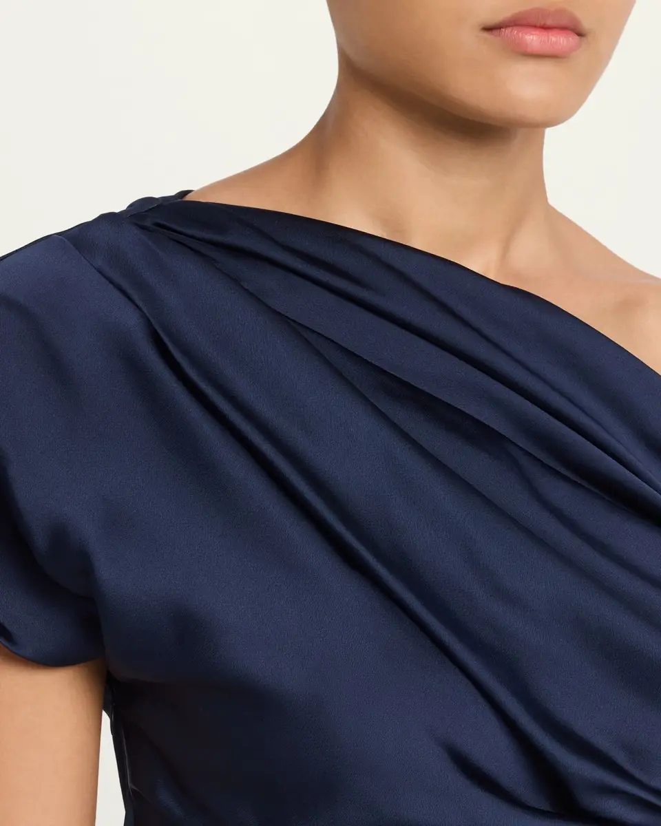 Simkhai Phoebe Draped Satin Top | Thumbnail 5 Simkhai Phoebe Draped Satin Top | Thumbnail 5