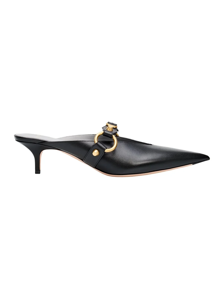 Balenciaga 45mm City Leather Mules