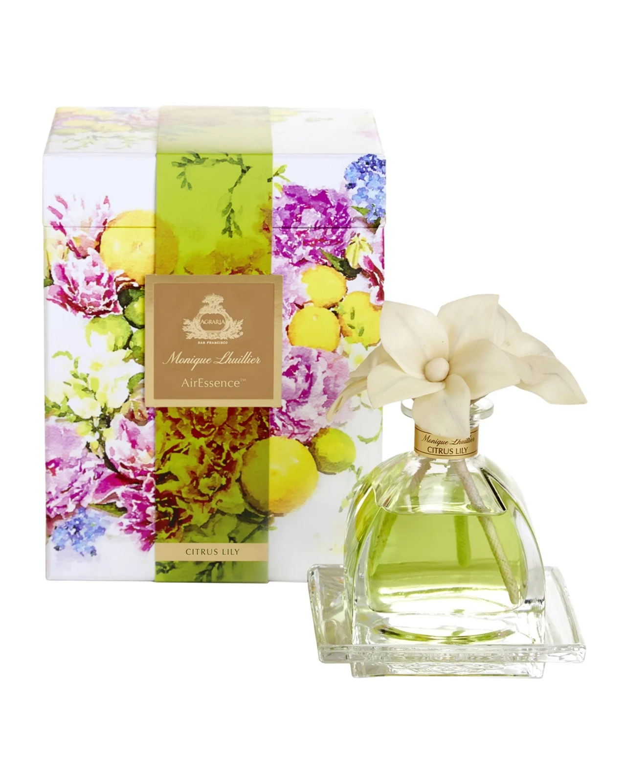 Agraria Monique Lhuillier Citrus Lily AirEssence Diffuser, 7.4 oz.