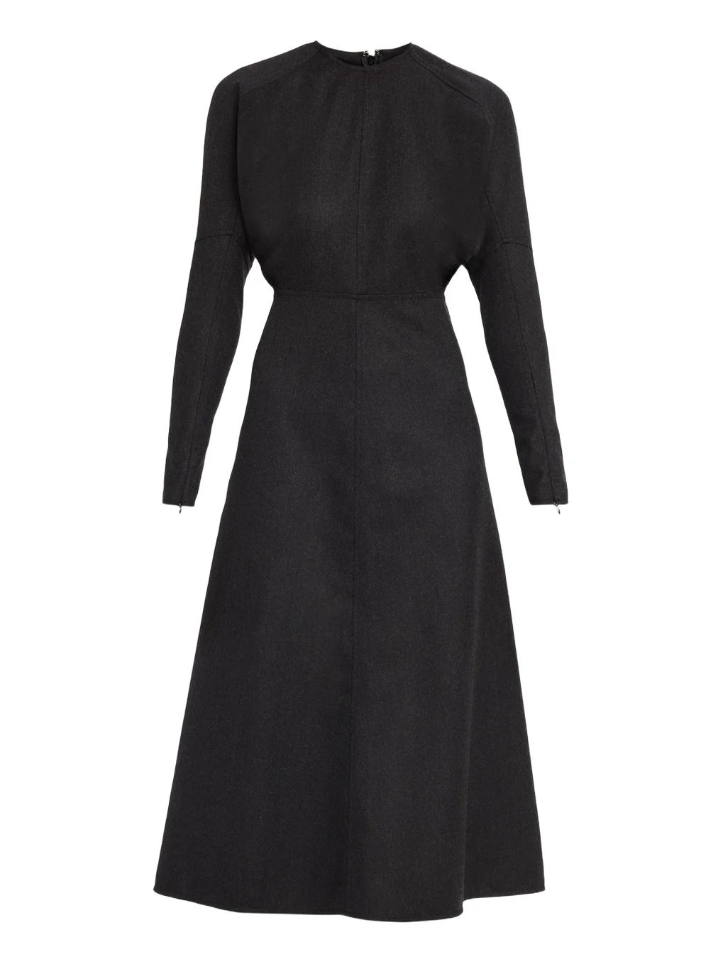 Dolman-Sleeve A-Line Midi Dress Dolman-Sleeve A-Line Midi Dress