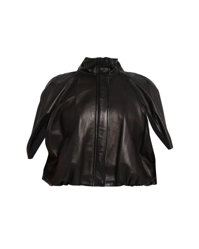 Simkhai Jada Nappa Leather Cape Jacket | Image 1 Simkhai Jada Nappa Leather Cape Jacket | Image 1