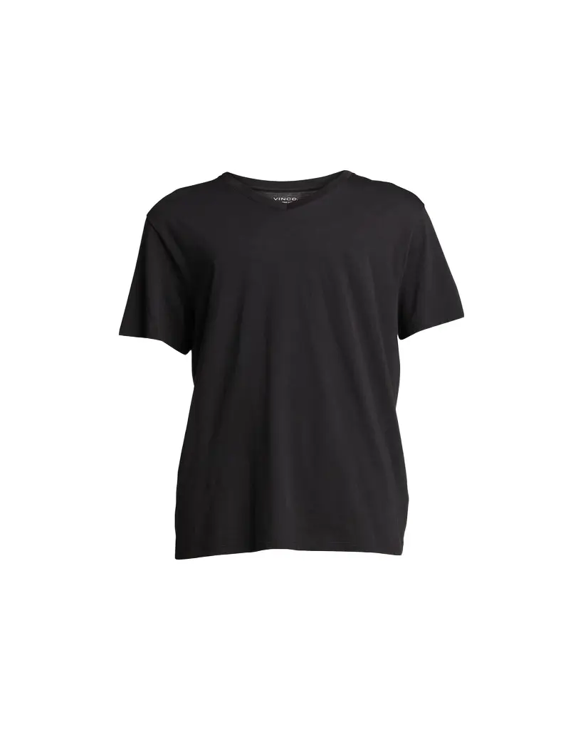 Short-Sleeve V-Neck Jersey T-Shirt, Gray Short-Sleeve V-Neck Jersey T-Shirt, Gray