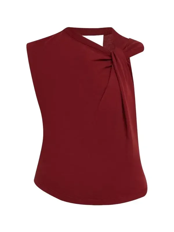 Nayda Asymmetric Cotton T-Shirt