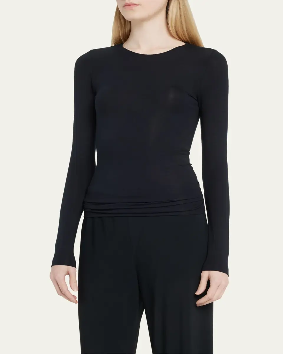 Hanro Soft Touch Long-Sleeve Top | Thumbnail 4