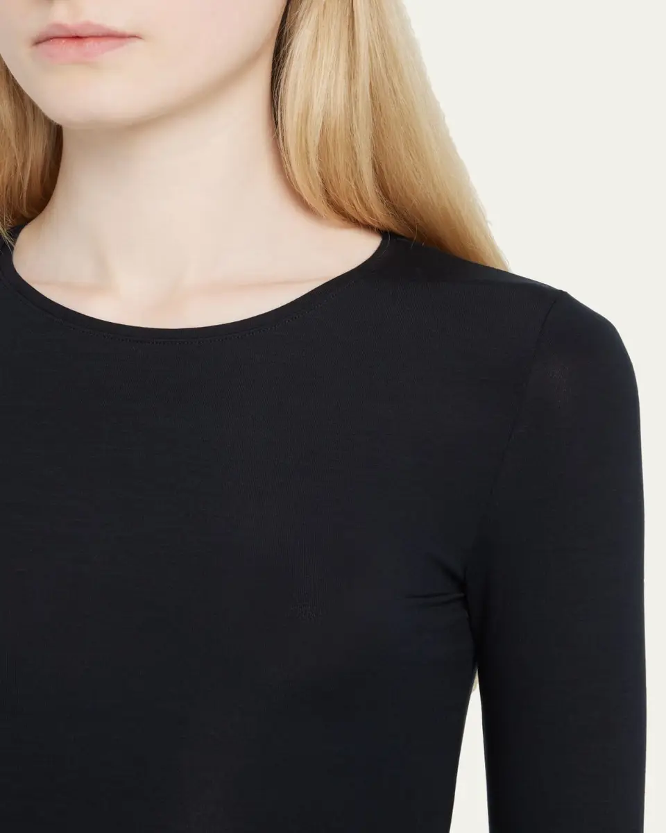 Hanro Soft Touch Long-Sleeve Top | Thumbnail 5