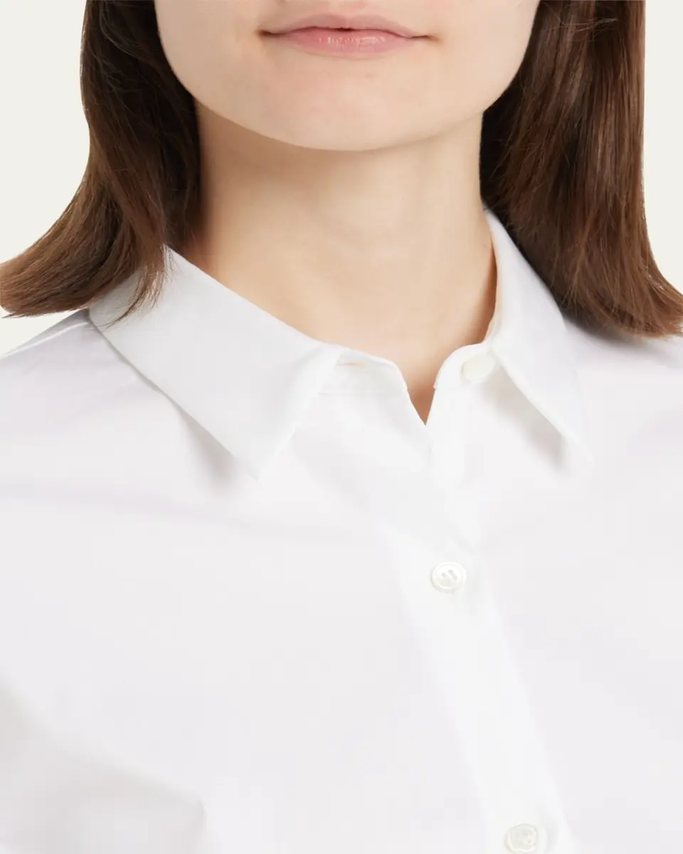 Theory Tenia Long-Sleeve Blouse | Thumbnail 5 Theory Tenia Long-Sleeve Blouse | Thumbnail 5