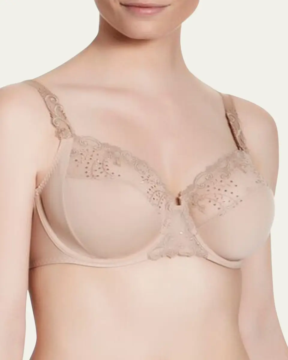 Simone Pérèle Delice Floral-Embroidered Full Cup Bra | Thumbnail 4