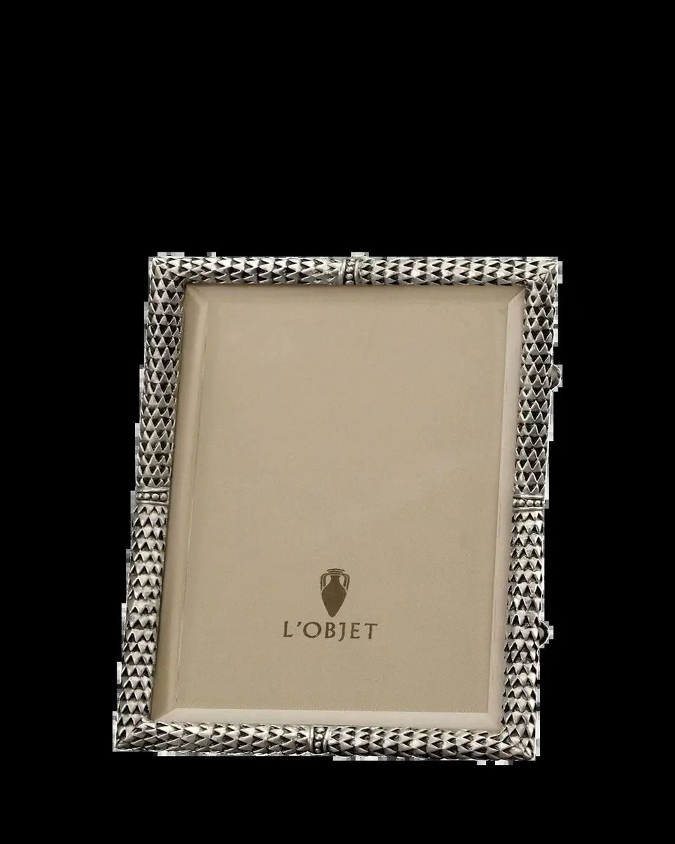 L'Objet Scales Platinum-Plated Picture Frame, 8x10" | Thumbnail 2
