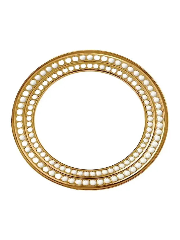 L'Objet Perlee Gold Bread & Butter Plate