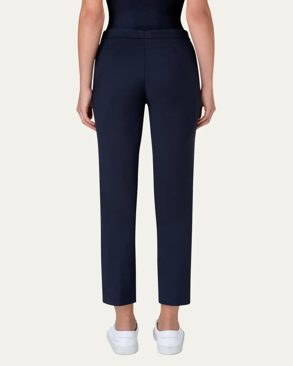 Akris punto Franca Mid-Rise Cropped Pants | Thumbnail 6