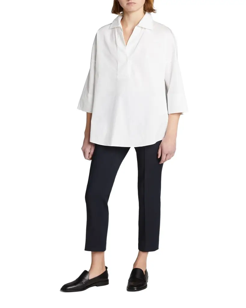 Akris punto Franca Mid-Rise Cropped Pants | Image 1 Akris punto Franca Mid-Rise Cropped Pants | Image 1