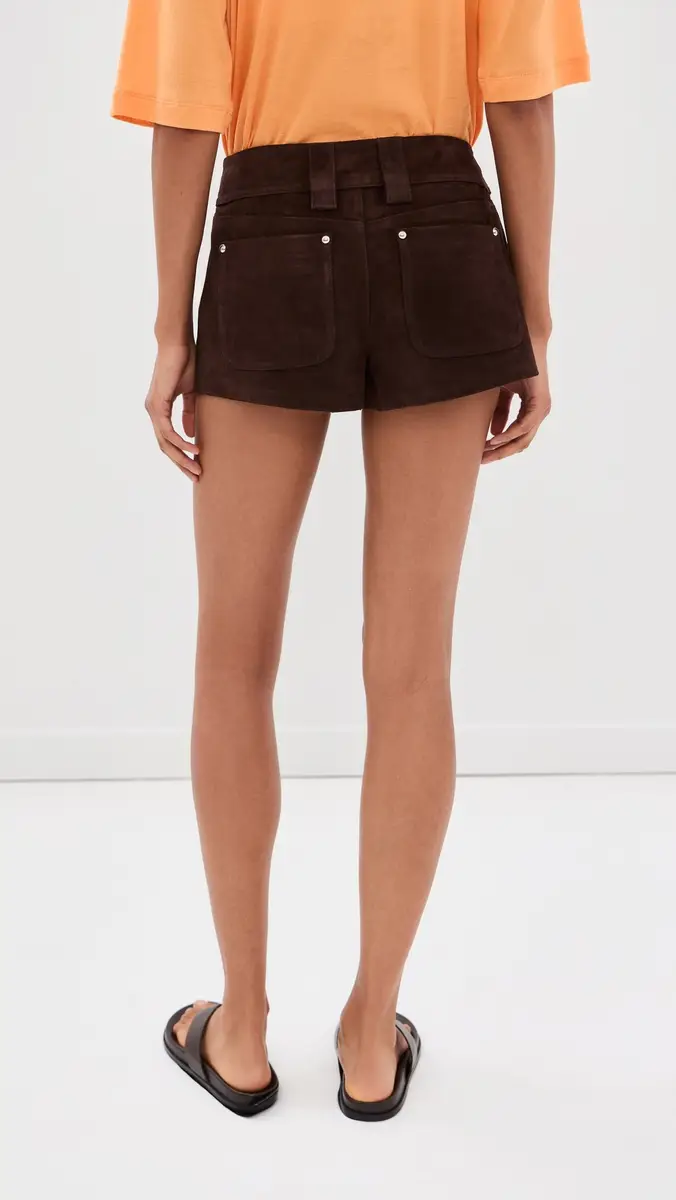 Staud Geo Suede Shorts | Thumbnail 3