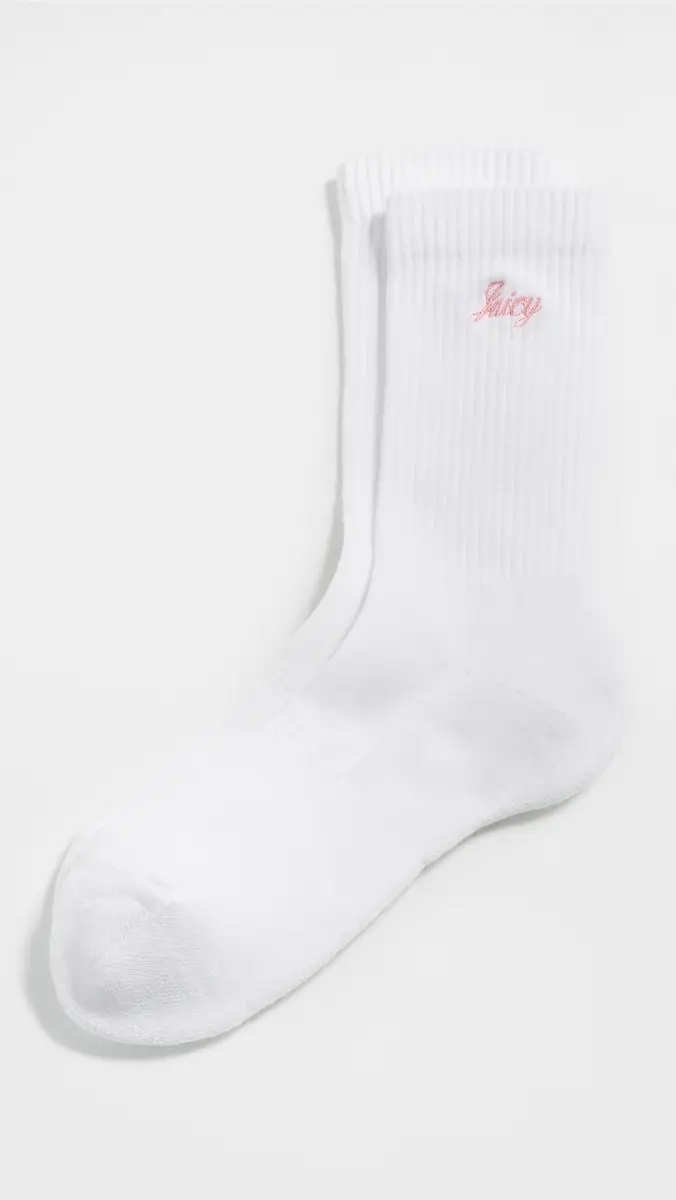 Sporty & Rich Juicy Script Socks | Thumbnail 2