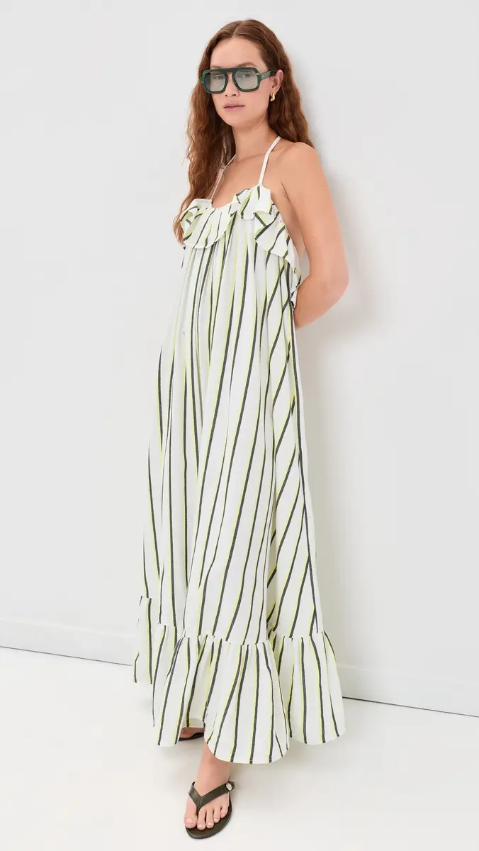 Marrakshi Life The Ruffled Midi Dress | Thumbnail 2 Marrakshi Life The Ruffled Midi Dress | Thumbnail 2