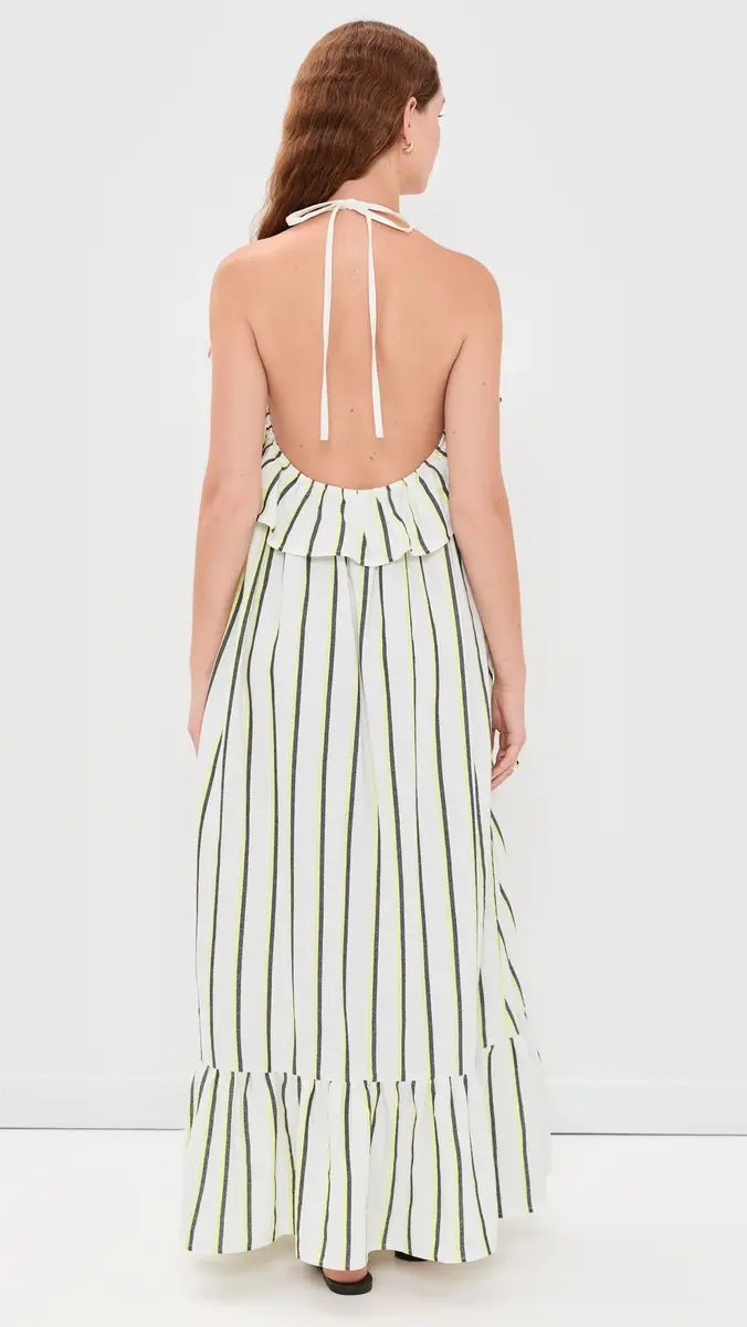 Marrakshi Life The Ruffled Midi Dress | Thumbnail 3 Marrakshi Life The Ruffled Midi Dress | Thumbnail 3