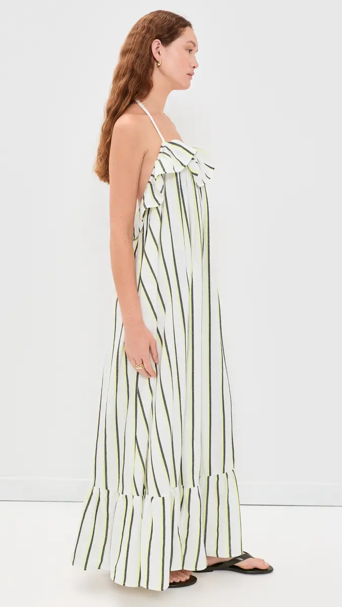Marrakshi Life The Ruffled Midi Dress | Thumbnail 4 Marrakshi Life The Ruffled Midi Dress | Thumbnail 4