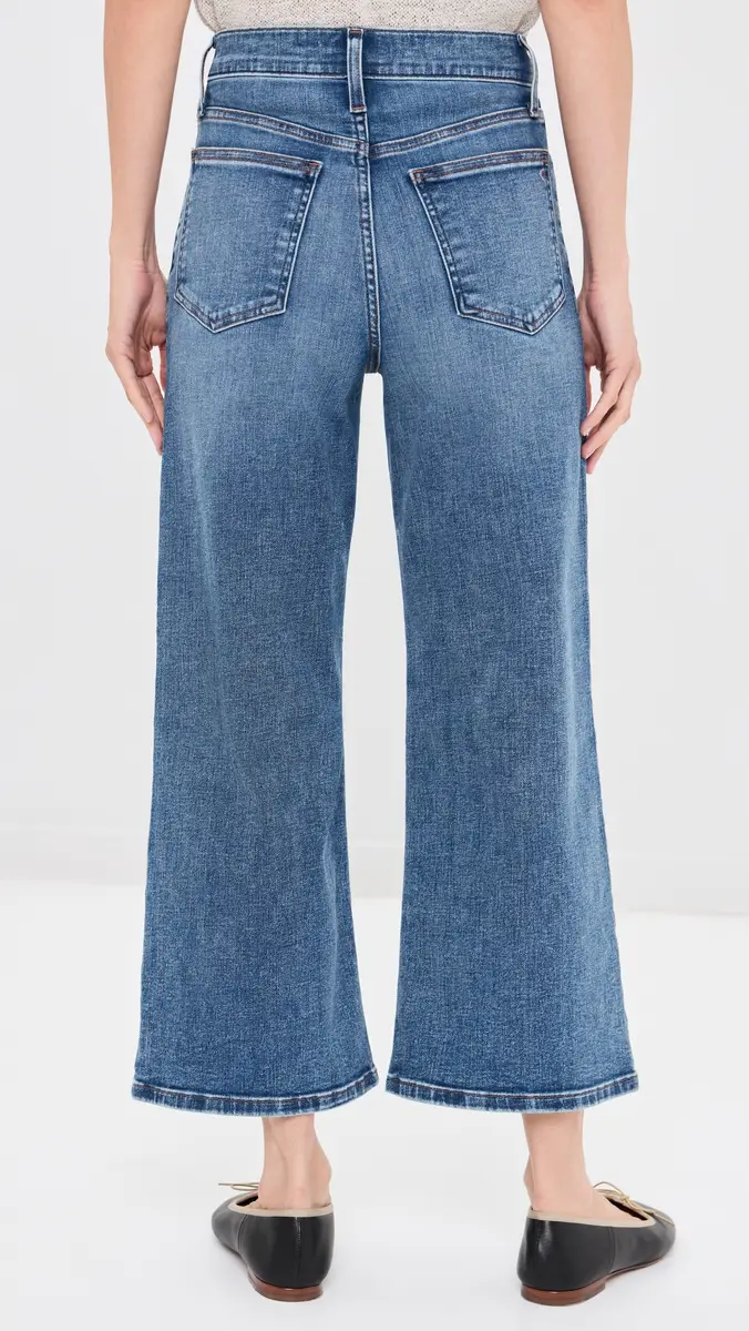 Madewell The Petite Wide Leg Crop Jeans | Thumbnail 3
