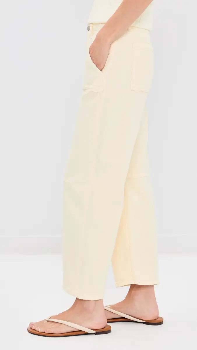 Le Jean Petite Utility Soft Barrel Jeans | Thumbnail 4 Le Jean Petite Utility Soft Barrel Jeans | Thumbnail 4